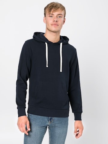 JACK & JONES Sweatshirt 'Holmen' in Blue: front