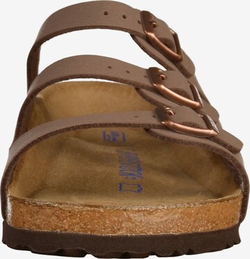 BIRKENSTOCK Pantofle 'FLORIDA' – hnědá