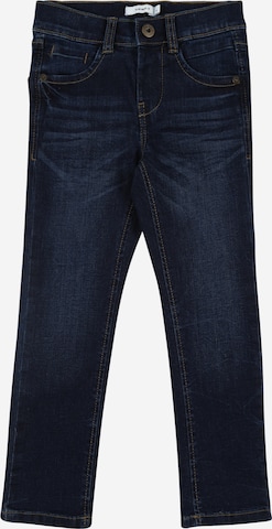 NAME IT Slimfit Jeans 'Theo' in Blauw: voorkant