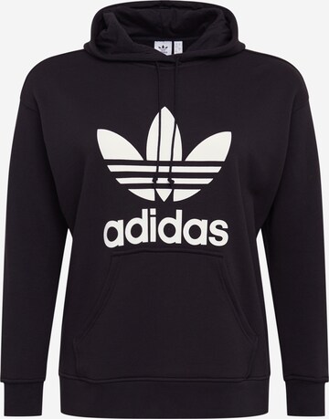 ADIDAS ORIGINALS Sweatshirt 'Trefoil ' in Black: front