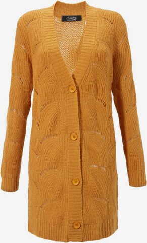 Aniston SELECTED Strickjacke in Orange: predná strana