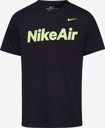 Nike Sportswear Klasický střih Tričko 'Air' – černá: přední strana