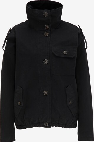 DREIMASTER Between-Season Jacket in Black: front