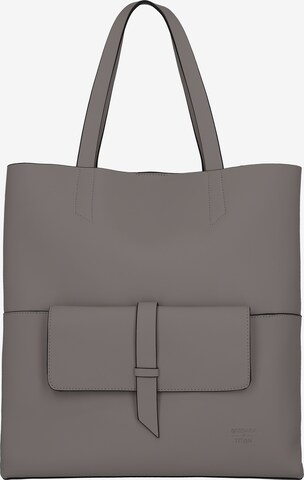 Shopper 'Barbara Pure' di TITAN in grigio: frontale