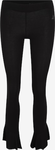 Slimfit Pantaloni sportivi di CURARE Yogawear in nero: frontale