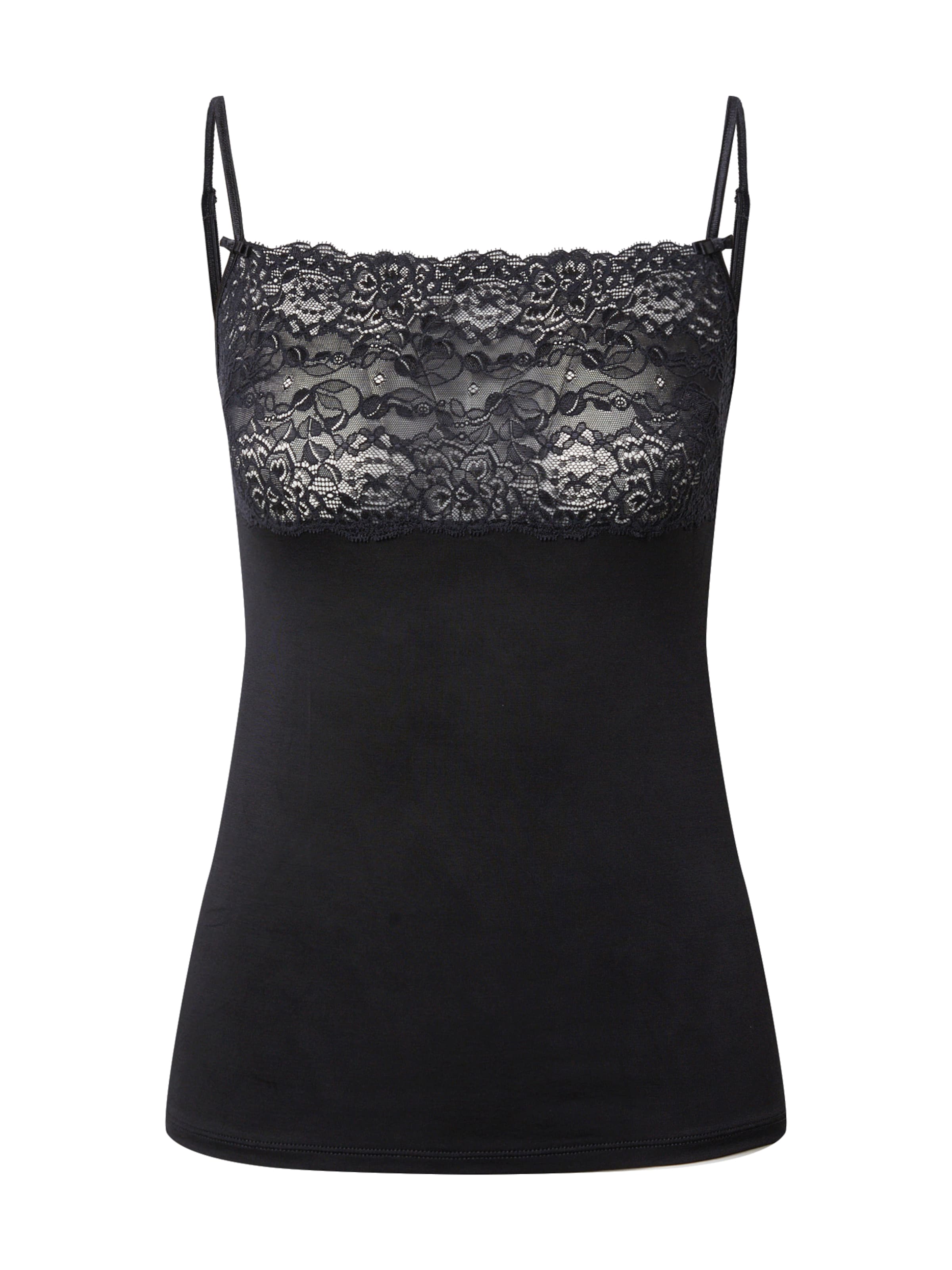 CALIDA regular Φανέλα &#x27;Sensual Secrets&#x27; σε μαύρο: μπροστά