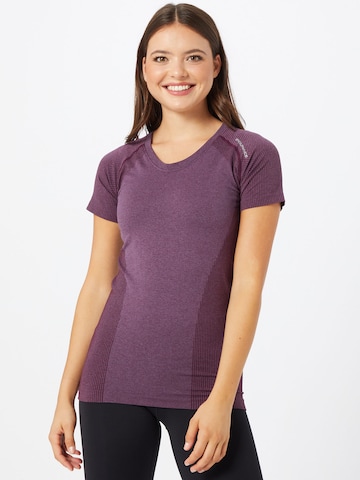 T-shirt fonctionnel 'HALEN' ENDURANCE en violet : devant