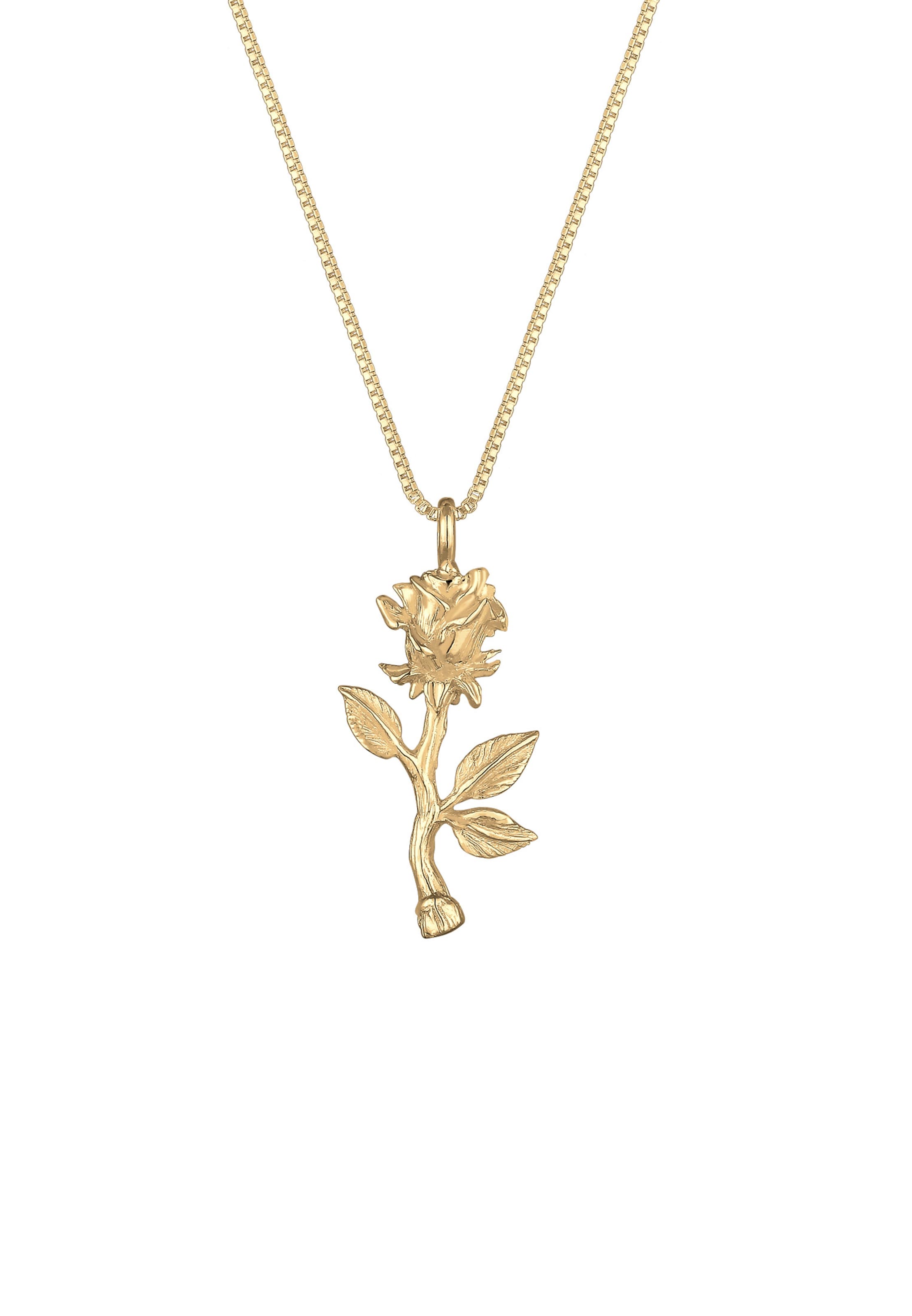 Frauen Schmuck ELLI Halskette 'Rose' in Gold - WL71626