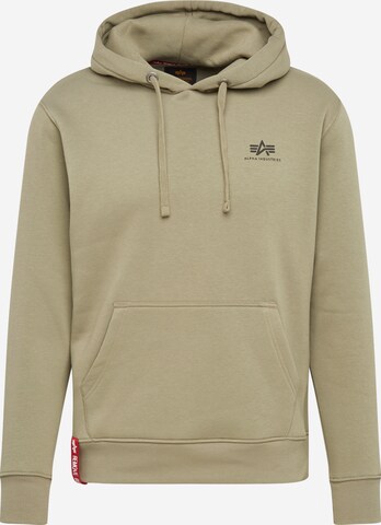 ALPHA INDUSTRIES Regular Fit Sweatshirt i grønn: forside