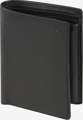 Esquire Wallet 'Logo' in Black: front