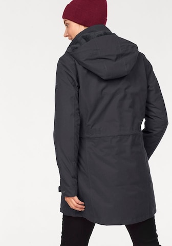 JACK WOLFSKIN Raincoat 'Madison Avenue' in Black