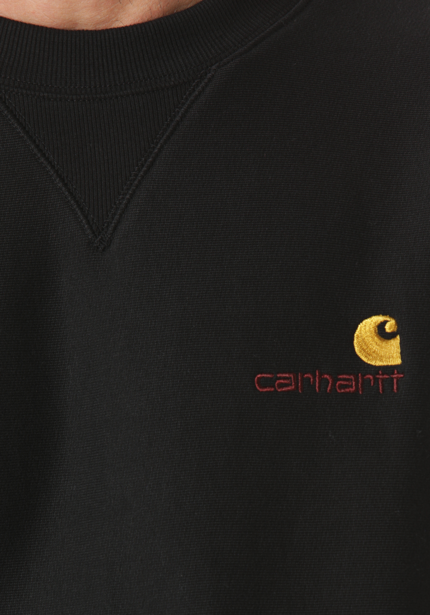 Bluzy Mężczyźni Carhartt WIP Bluzka sportowa American Script w kolorze Czarnym 