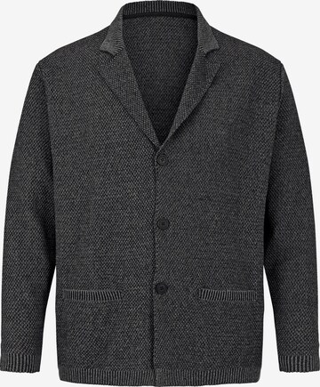 Jan Vanderstorm Knit Cardigan 'Asger' in Black: front