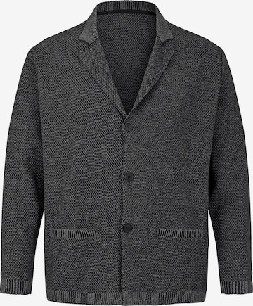 Jan Vanderstorm Comfort fit Knit Cardigan 'Asger' in Black: front