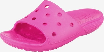 Crocs Strand-/badsko 'Classic Slide' i rosa: framsida