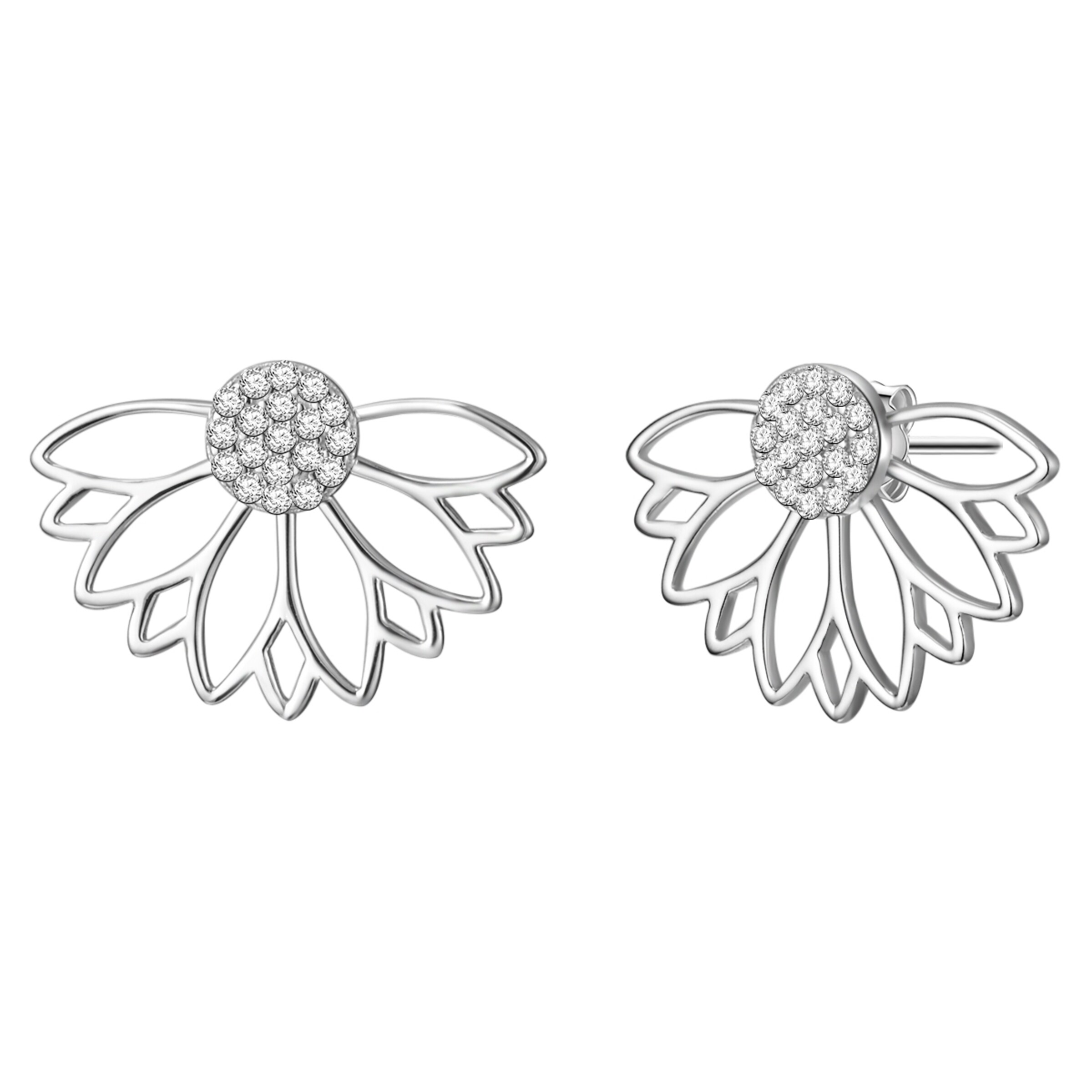 Glanzstücke München Náušnice - Strieborná: predná strana