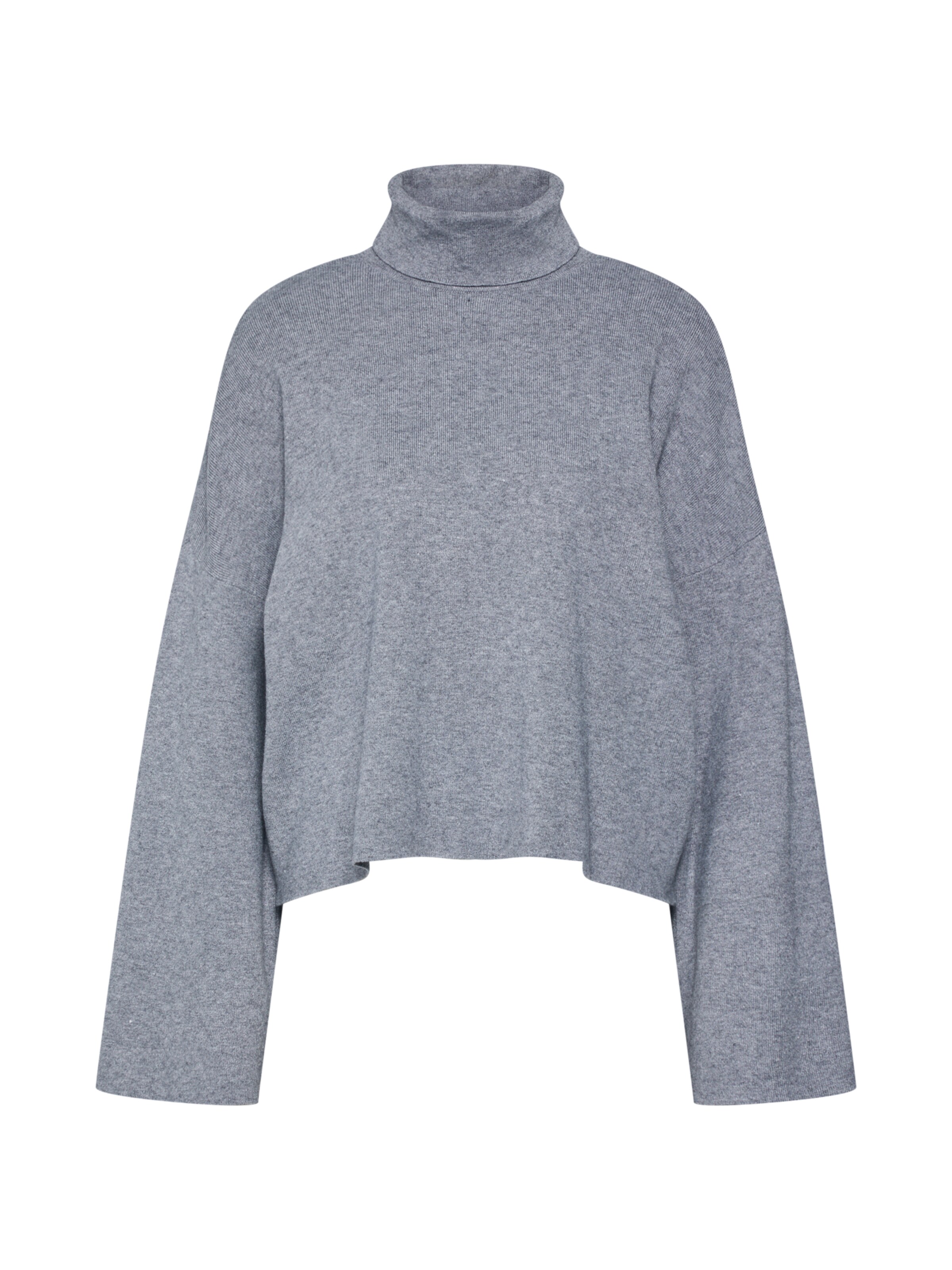 Noisy may - Trui 'NMSHIP L/S ROLL NECK KNIT X' in de kleur Grijs