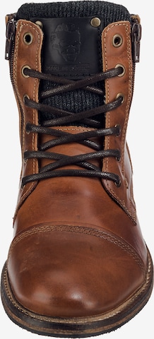 BULLBOXER Lace-Up Boots in Brown