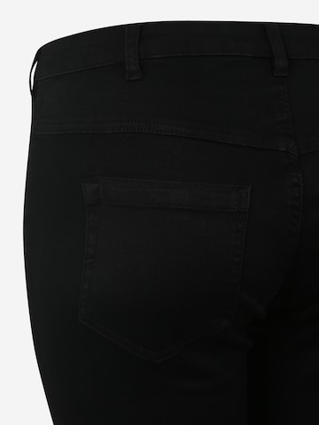 Zizzi Skinny Jeans 'Emily' in Schwarz