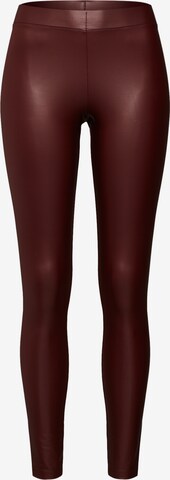 PIECES Leggings in Rood: voorkant