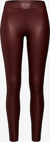 PIECES Leggings in Red: front