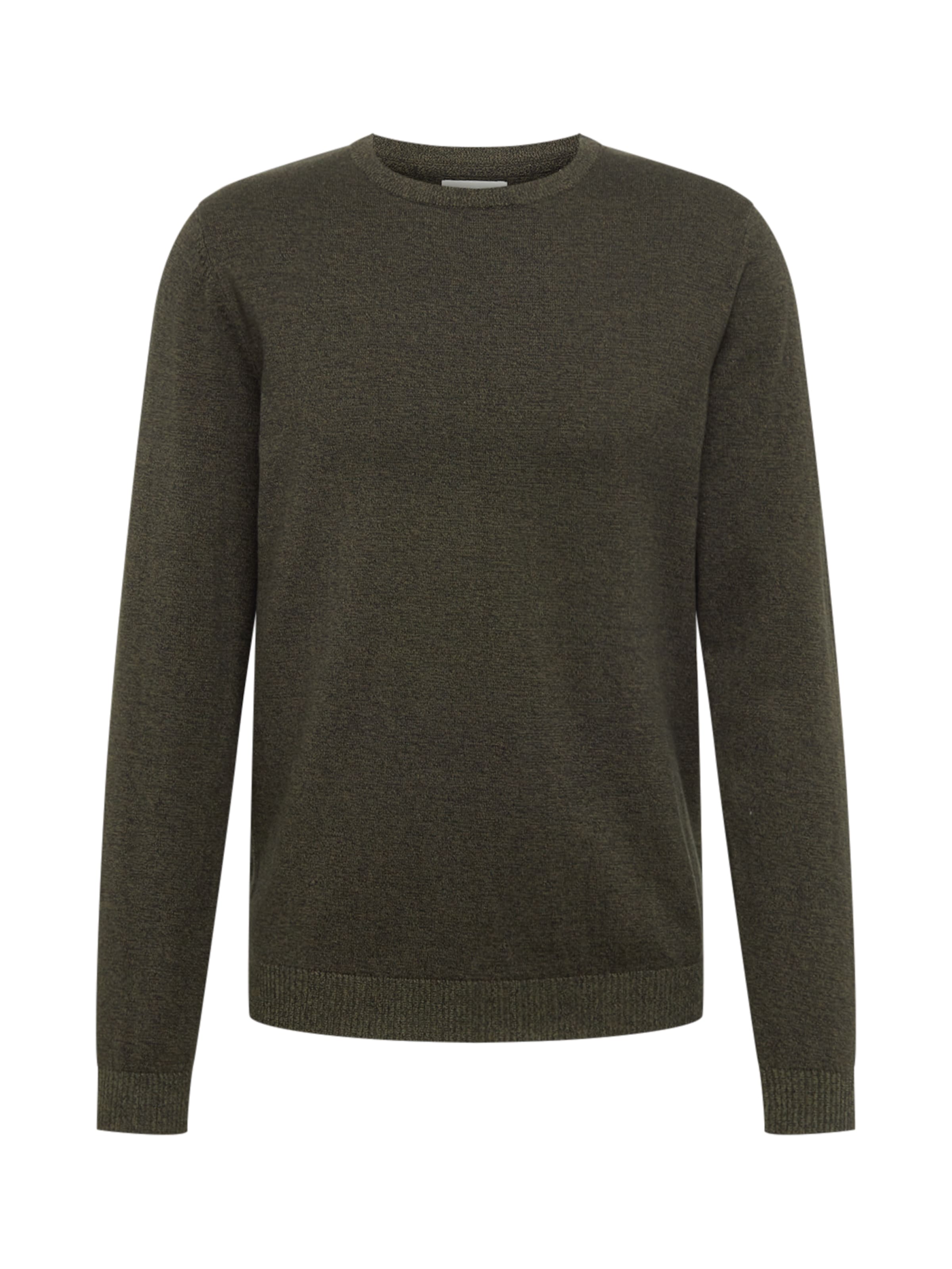 JACK & JONES - Trui 'JJEBASIC' in de kleur Donkergroen