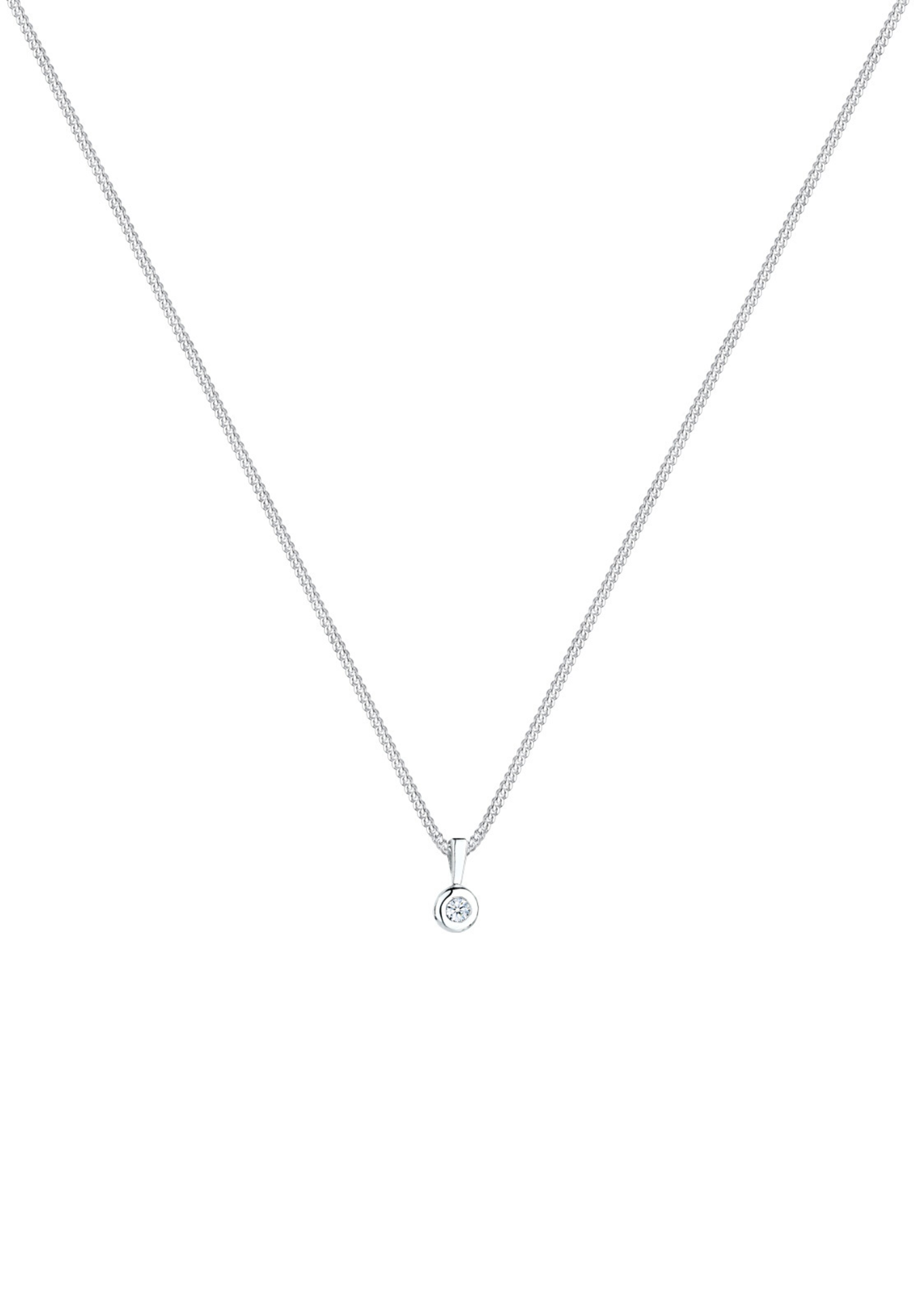 Chaîne 'Solitär' Elli DIAMONDS en argent