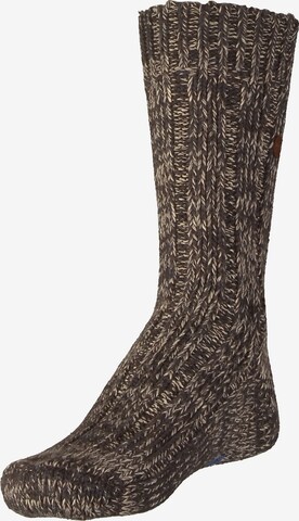BIRKENSTOCK Socks 'Fashion Twist' in Brown: front