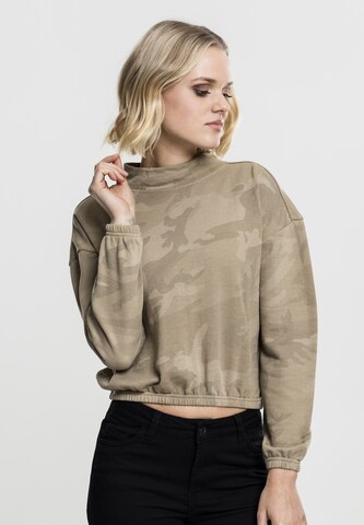 Urban Classics Mikina – béžová: přední strana
