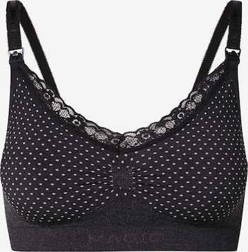 Regular Soutien-gorge d’allaitement 'Dots' MAGIC Bodyfashion en noir : devant