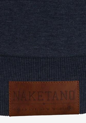 naketano Sweatshirt 'Supapimmel Jeck' in Blau