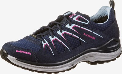 LOWA Lage schoen 'Innox' in de kleur Navy / Nachtblauw / Pastelblauw / Pink, Productweergave