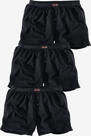 H.I.S - Calzoncillo boxer en negro: frente