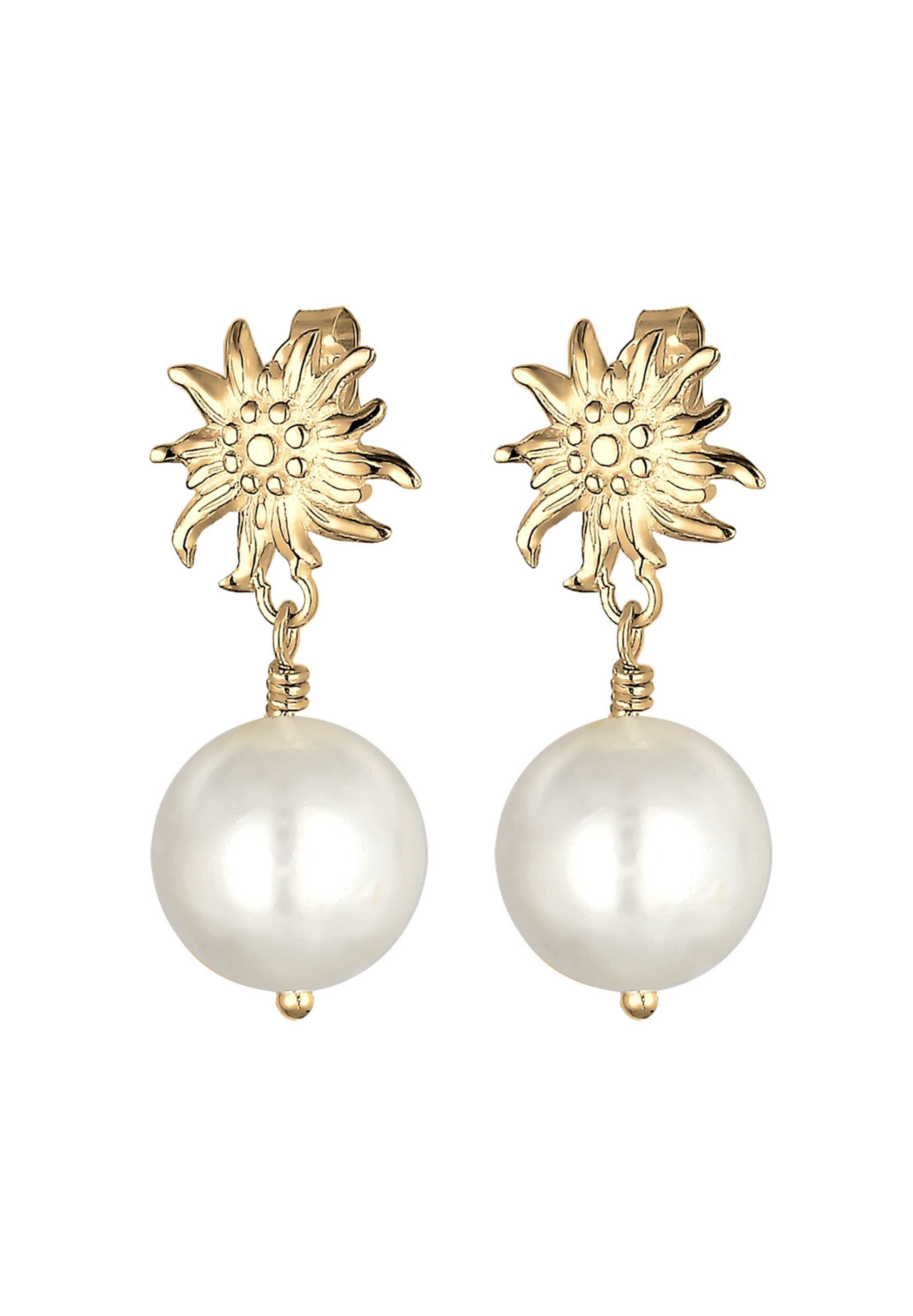 Boucles d'oreilles 'Edelweiss' ELLI en or