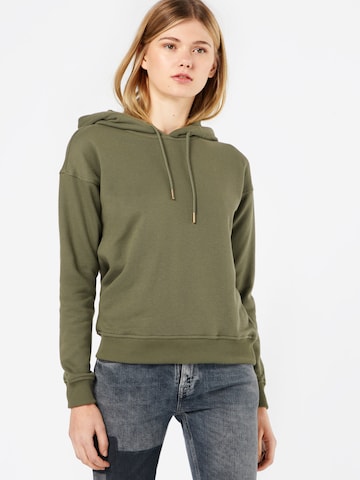 Urban Classics Sweatshirt in Green: front