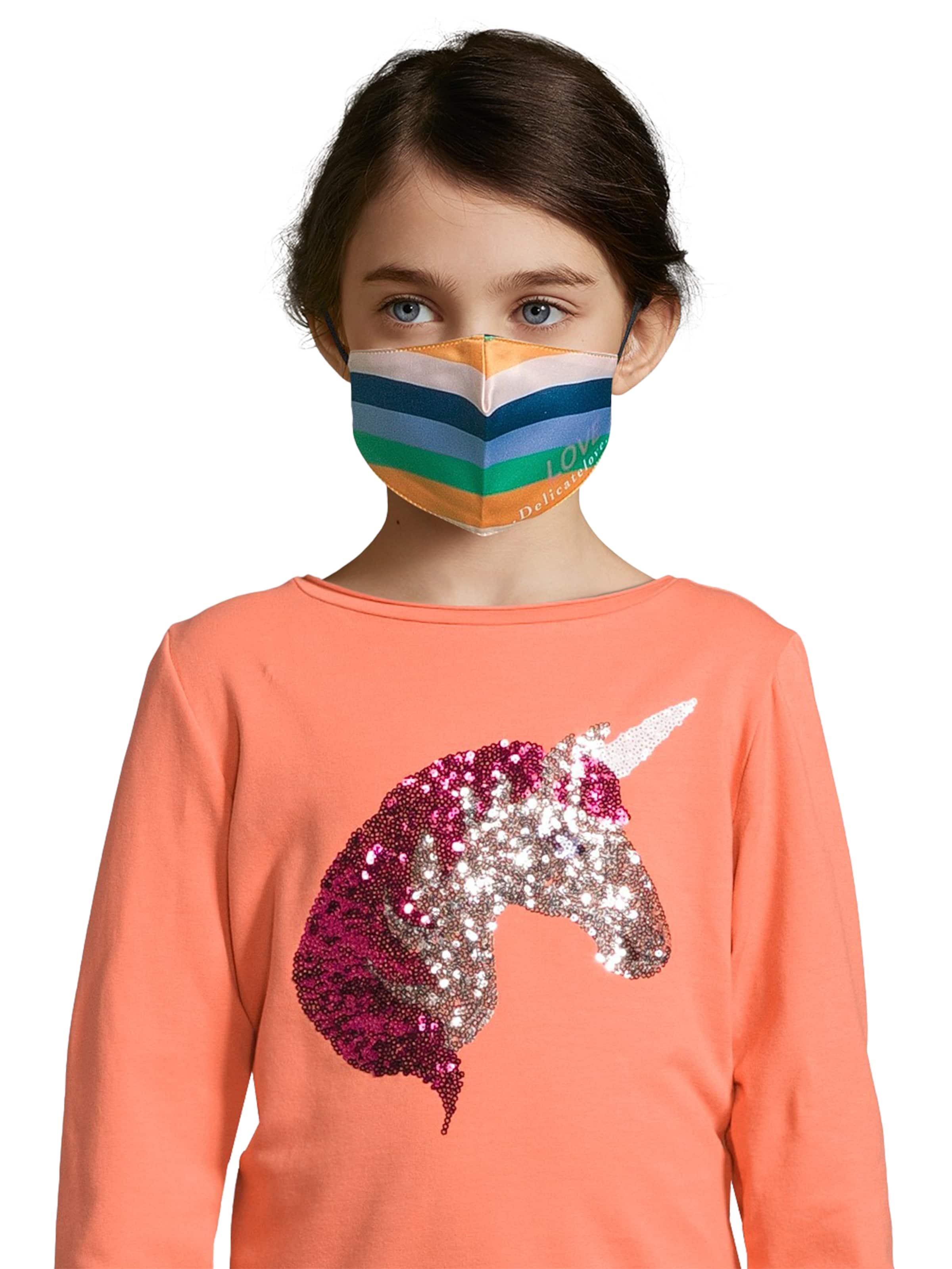 DELICATELOVE Stoffmasken 'Rainbow' in Mischfarben