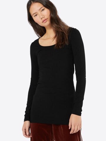 VERO MODA Shirt in Zwart: voorkant