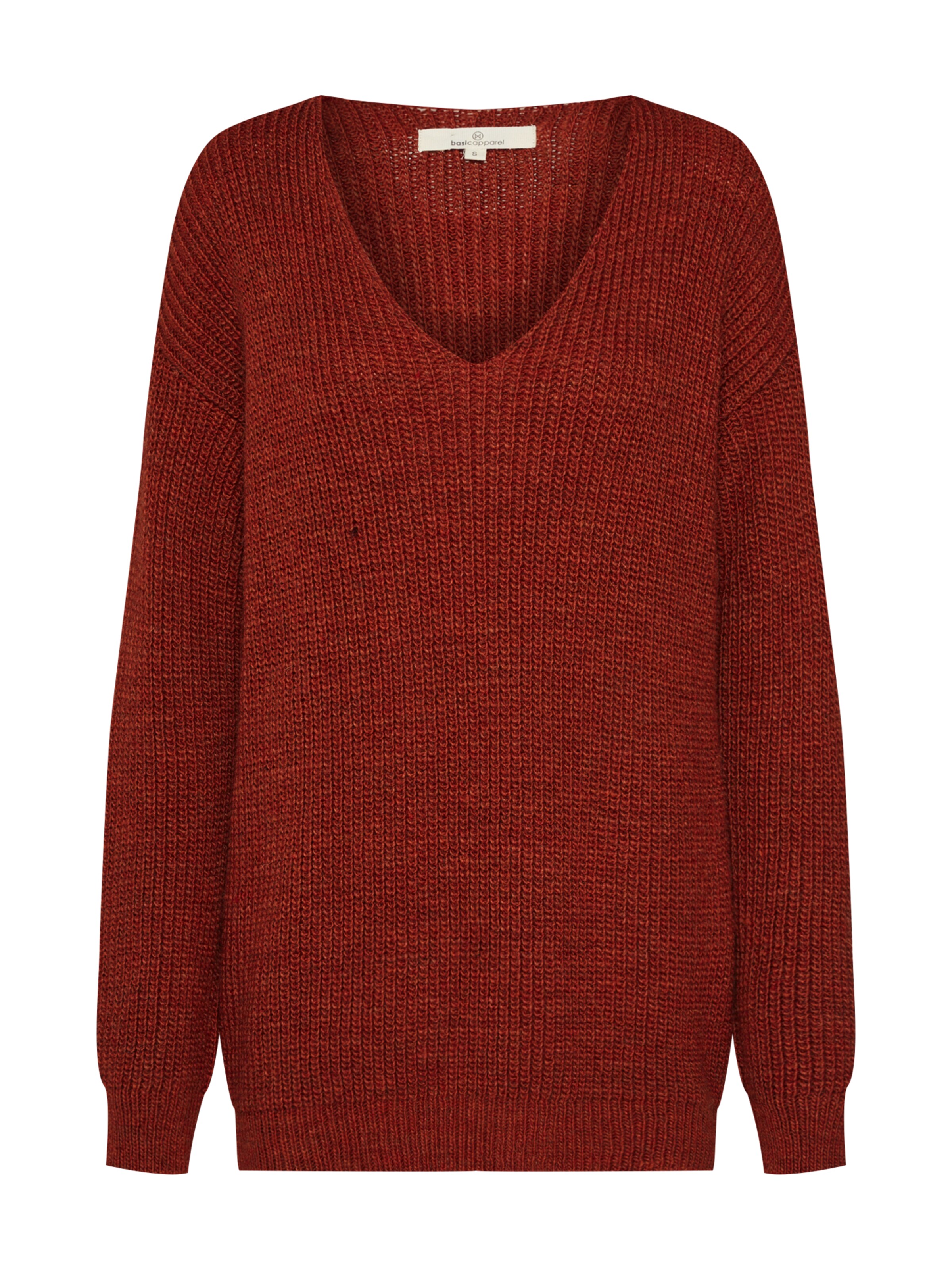 basic apparel - Trui 'Fadime' in de kleur Rood