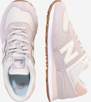 Sneaker low '574' de la new balance pe roz