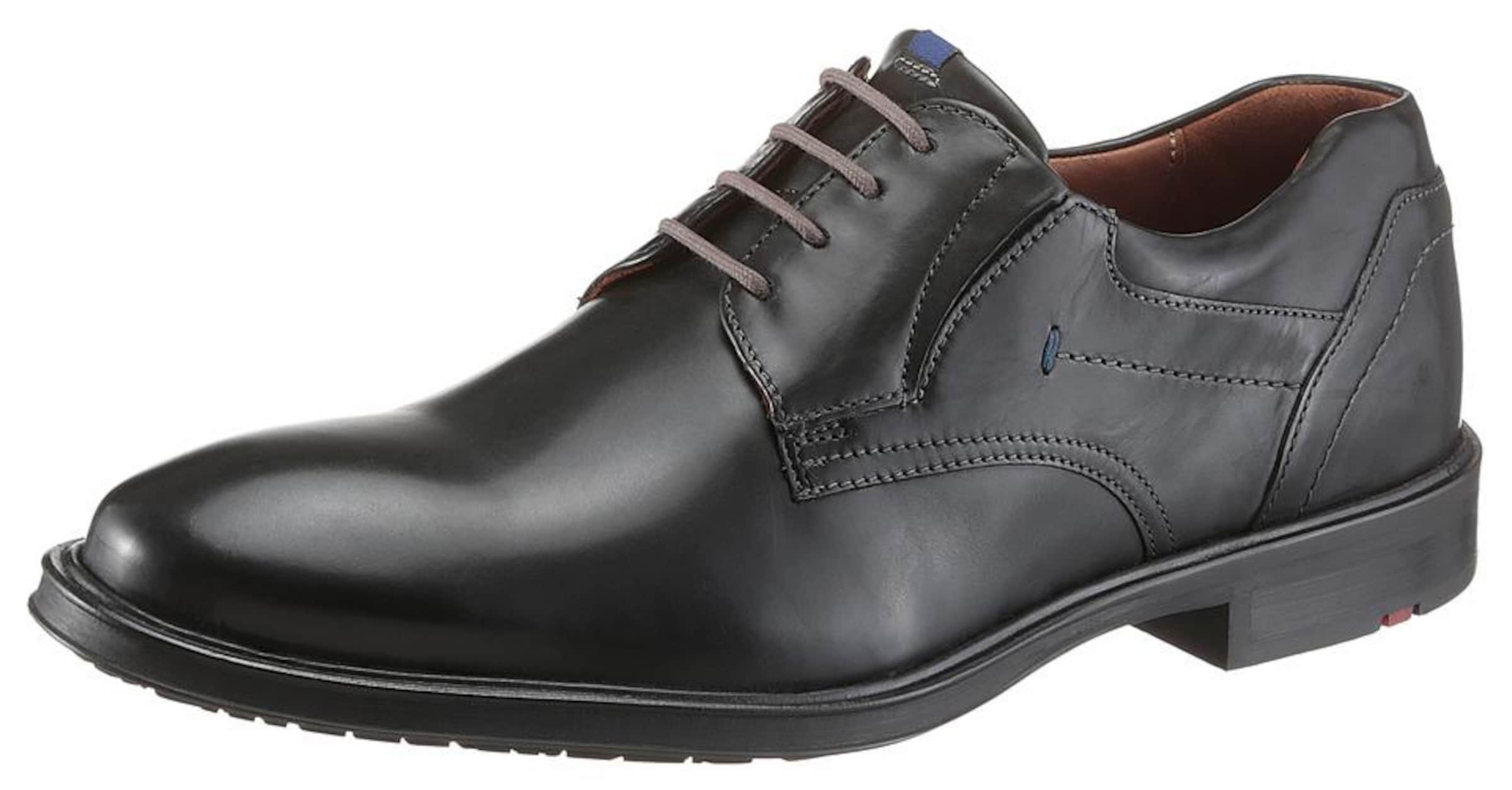 LLOYD Δετό παπούτσι σε μαύρο: μπροστά