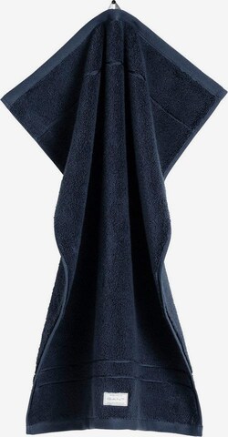 GANT Handdoek 'Organic Premium' in Blauw: voorkant