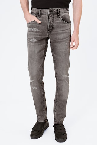 Harlem Soul Slim fit Jeans in Grey: front