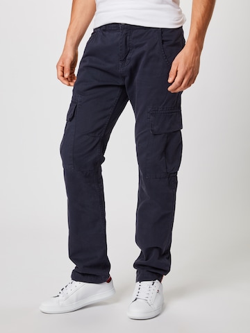 regular Pantaloni cargo di ALPHA INDUSTRIES in blu: frontale