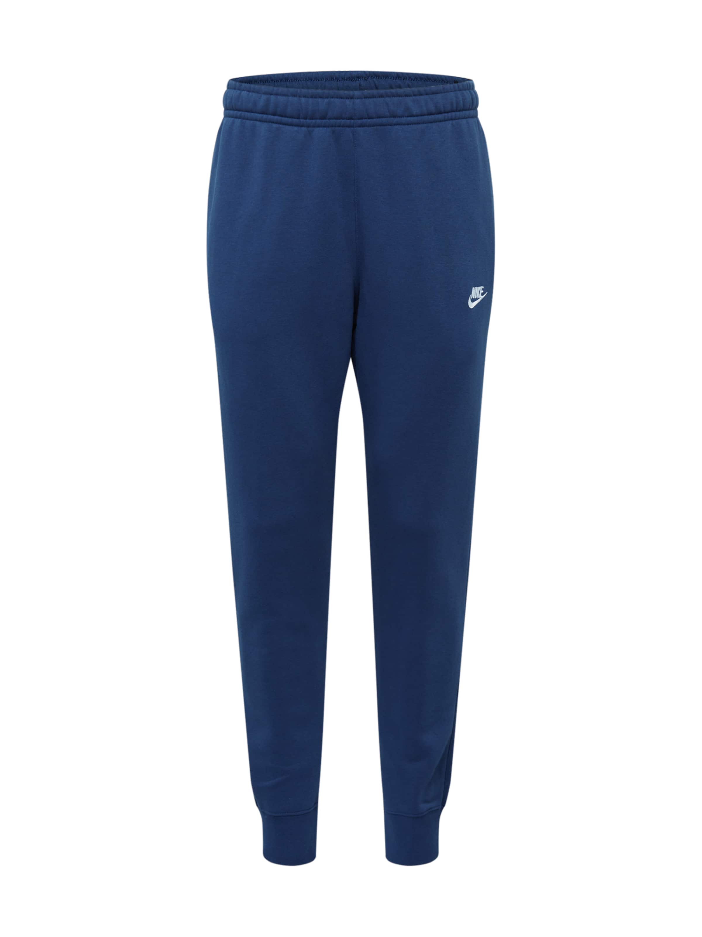 Pantalon 'Club Fleece' Nike Sportswear en bleu : devant
