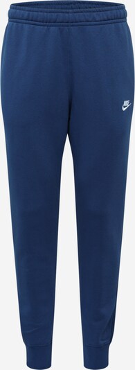 Pantaloni 'Club Fleece' Nike Sportswear pe albastru marin / alb, Vizualizare produs