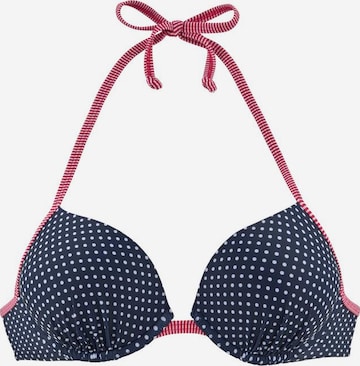 Push-up Hauts de bikini 'Avni' s.Oliver en bleu : devant