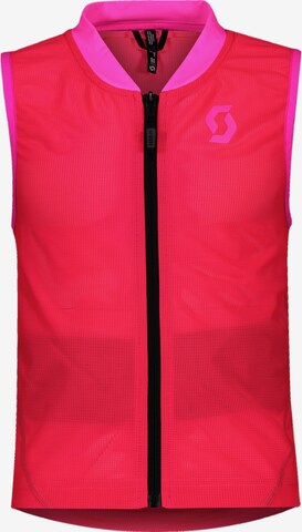 SCOTT Sports Vest 'AirFlex Jr Vest' in Pink: front