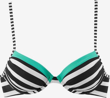 Push-up Hauts de bikini KangaROOS en noir : devant