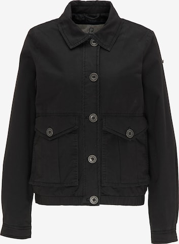 DreiMaster Vintage Between-Season Jacket in Black: front