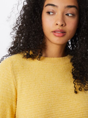 VERO MODA Trui 'VMDoffy' in Geel